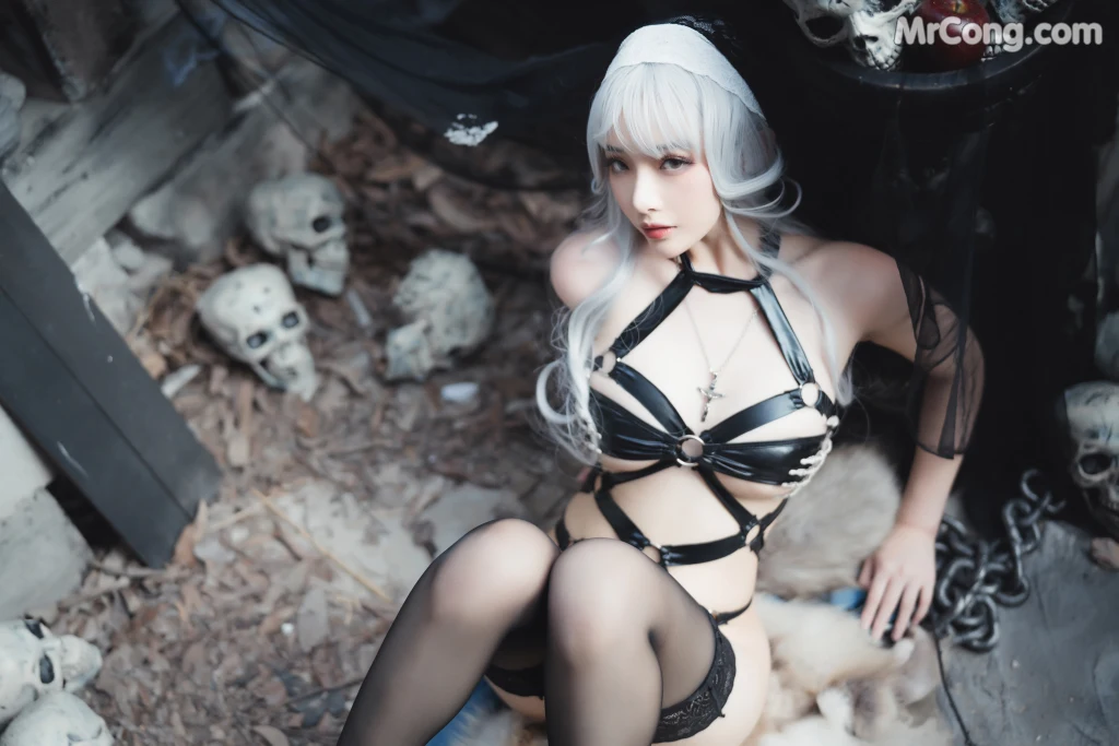 Coser@雯妹不讲道理 No.045: 暗黑修女 (28 photos) – Page 3