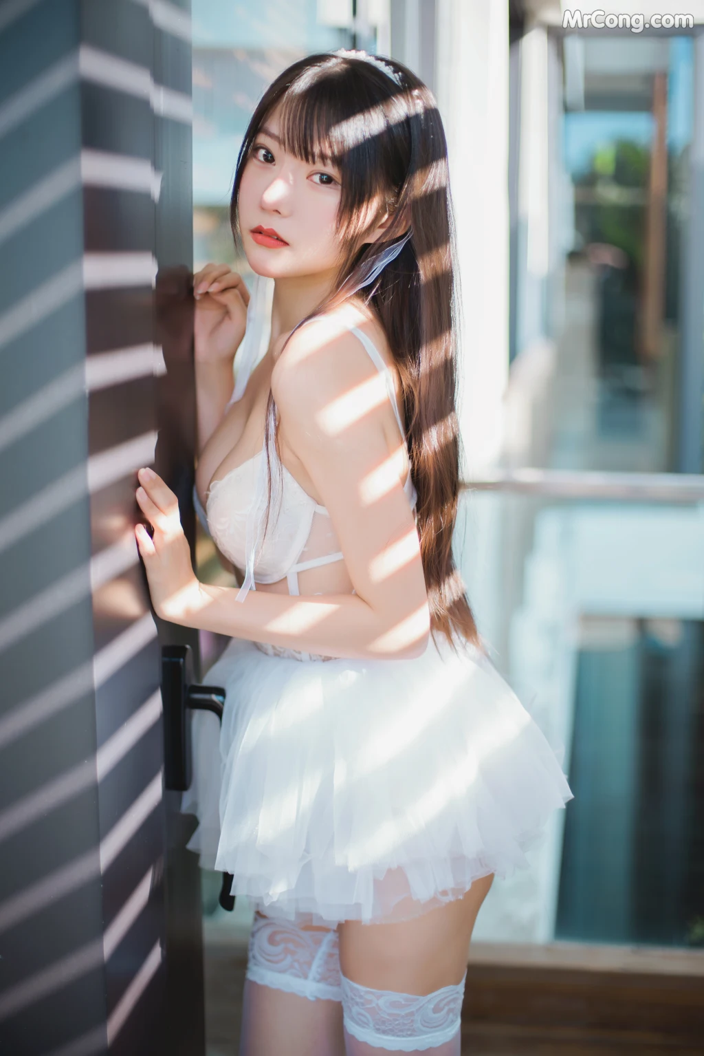 Coser@香草喵露露 No.041: 杨枝甘露 白色纱裙 (48 photos + 1 video) – Page 2