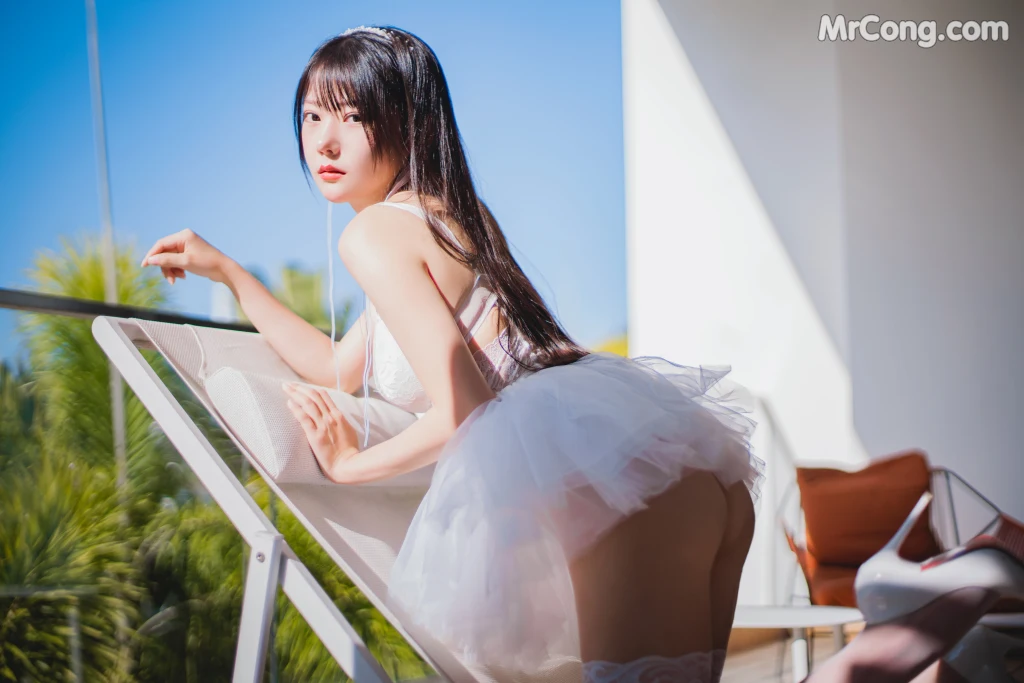 Coser@香草喵露露 No.041: 杨枝甘露 白色纱裙 (48 photos + 1 video) – Page 2