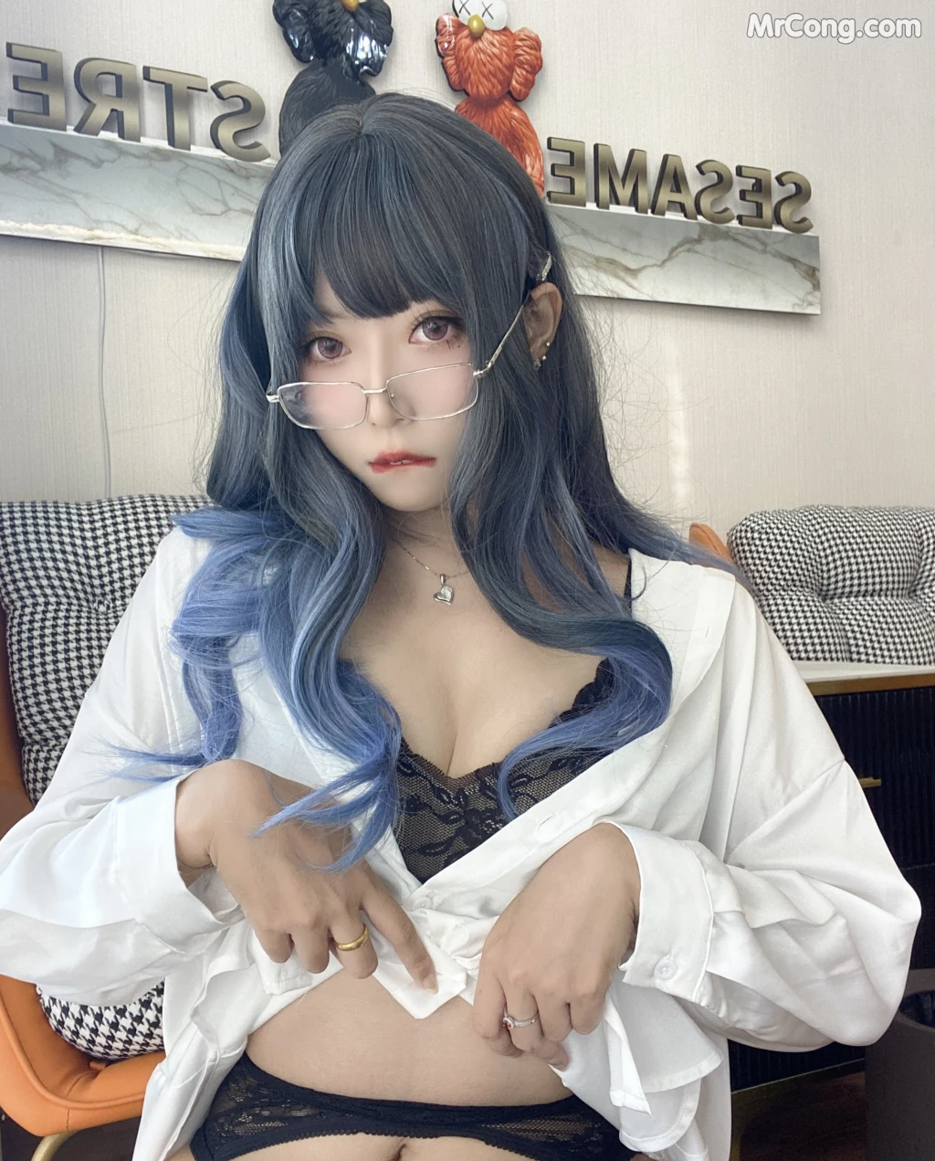 Coser@Money冷冷 No.19: 衬衫裙 (84 photos + 2 videos) – Page 5