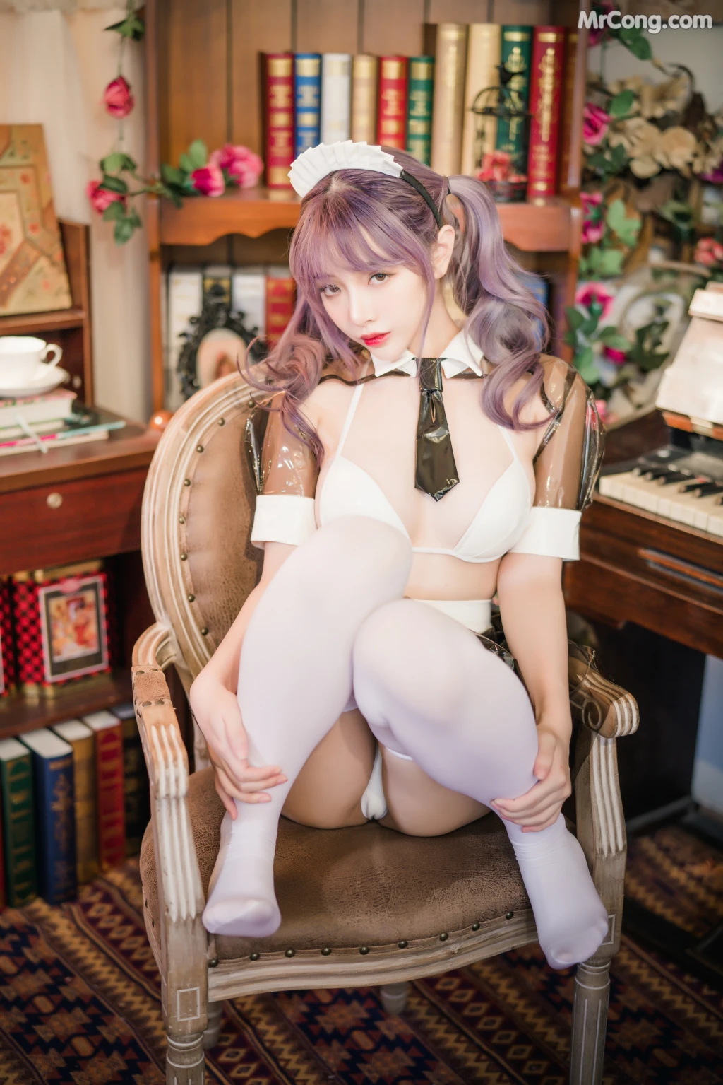Coser@雯妹不讲道理 No.047: 透明皮衣女仆 (18 photos) – Page 2