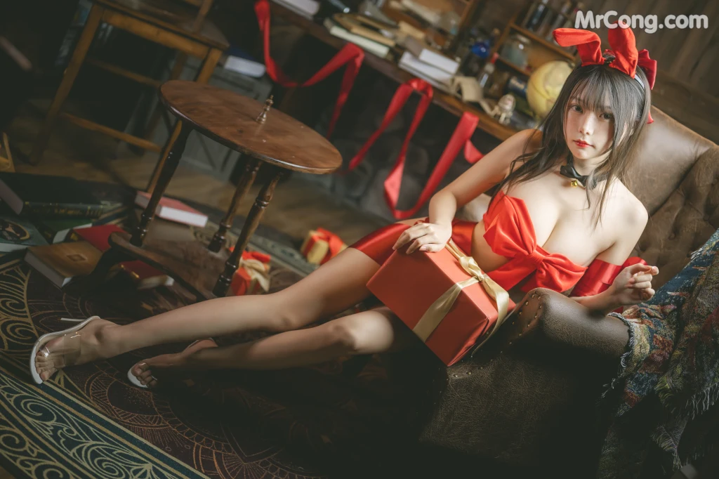 Coser@香草喵露露 No.42: 杨枝甘露 红色丝带礼物 (54 photos + 1 video) – Page 2