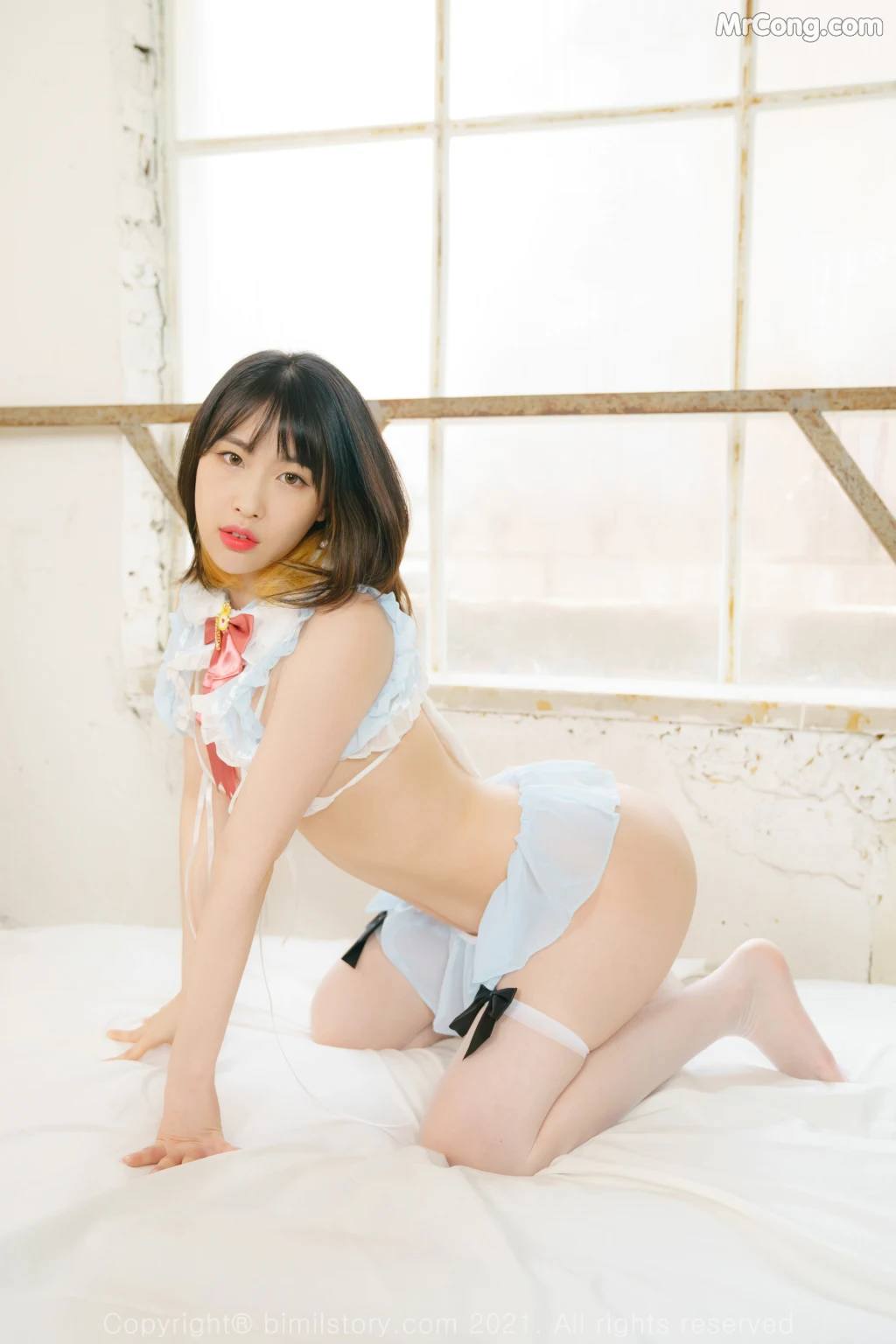 [Bimilstory] Uhye (이유혜) No.01: Cute Maid (87 photos)