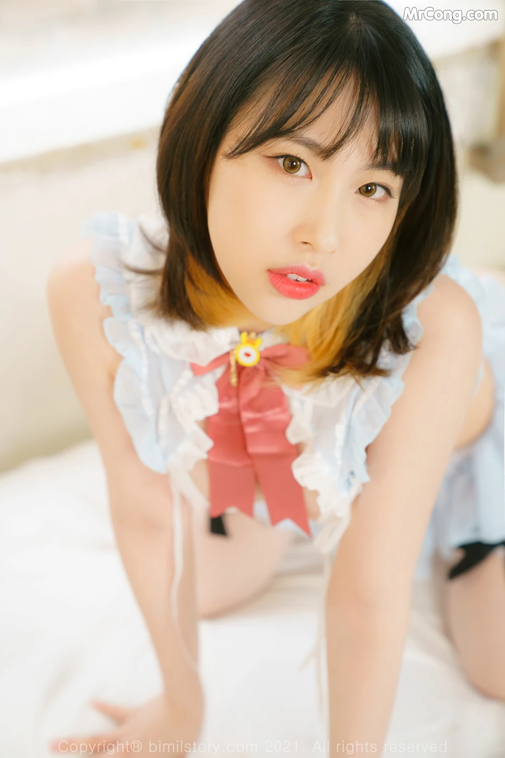 [Bimilstory] Uhye (이유혜) No.01: Cute Maid (87 photos)