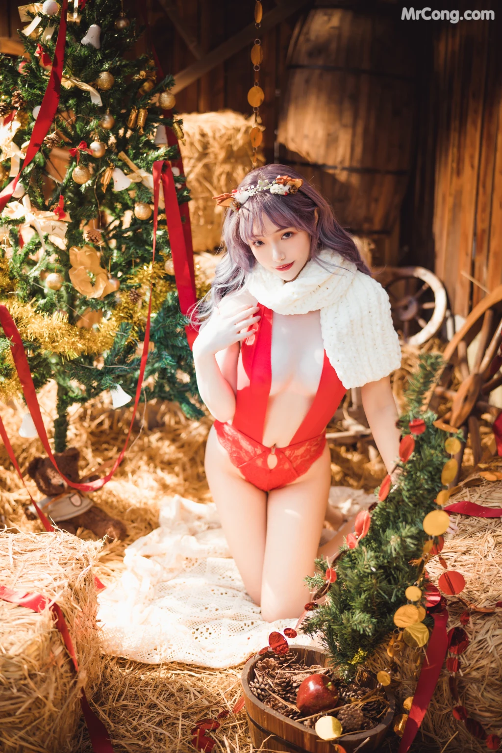 Coser@雯妹不讲道理 No.048: 2020圣诞 (30 photos)
