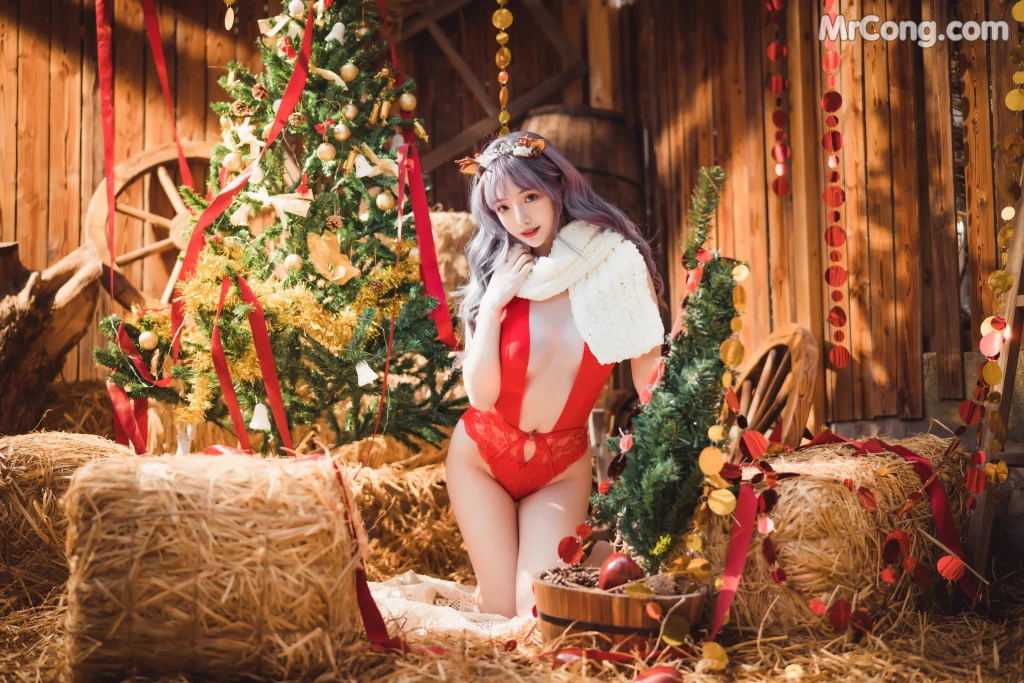 Coser@雯妹不讲道理 No.048: 2020圣诞 (30 photos)