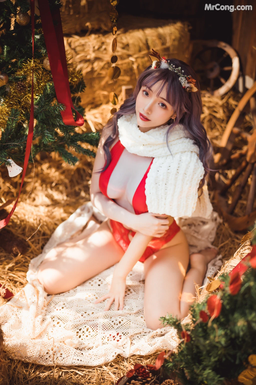 Coser@雯妹不讲道理 No.048: 2020圣诞 (30 photos)