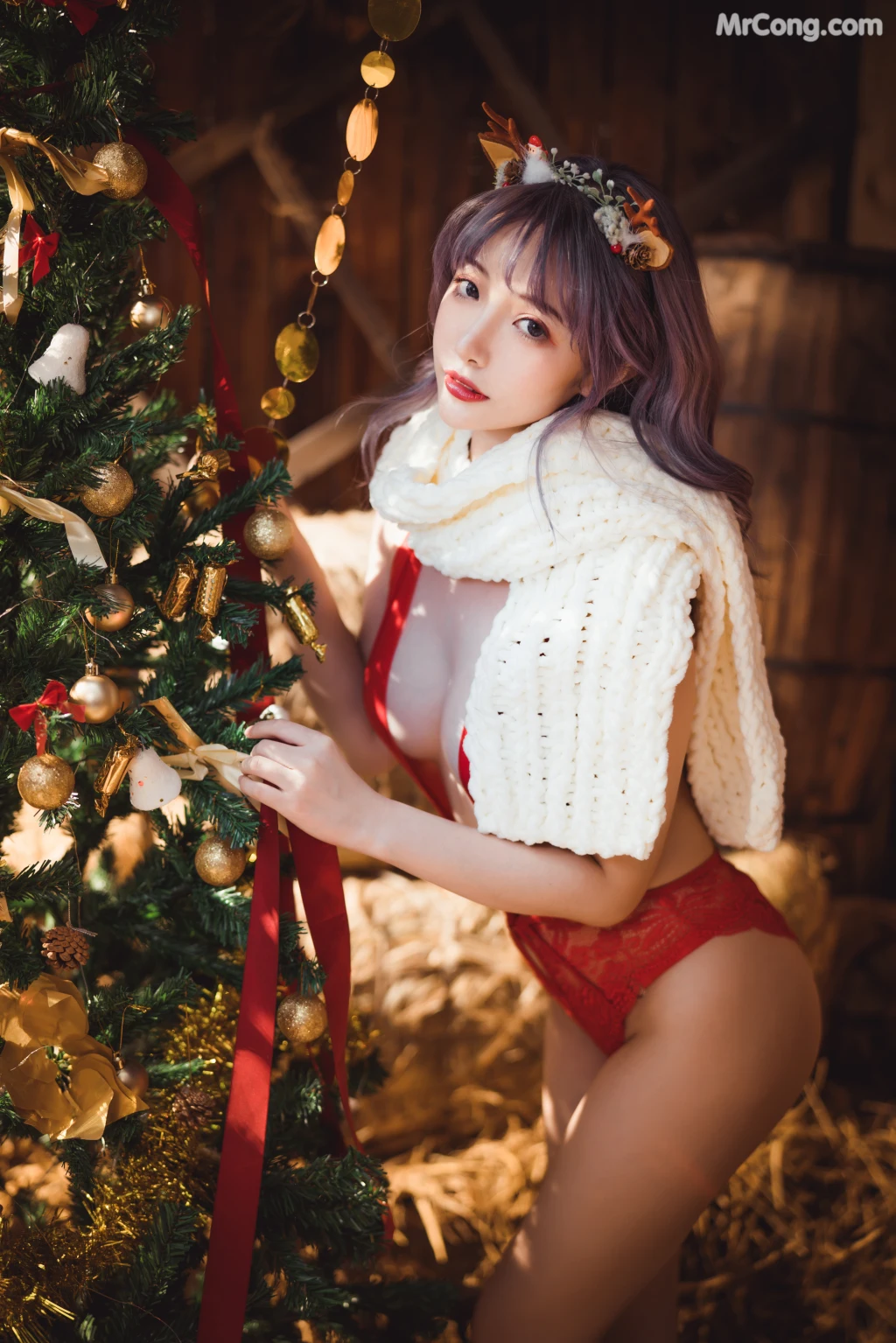 Coser@雯妹不讲道理 No.048: 2020圣诞 (30 photos)