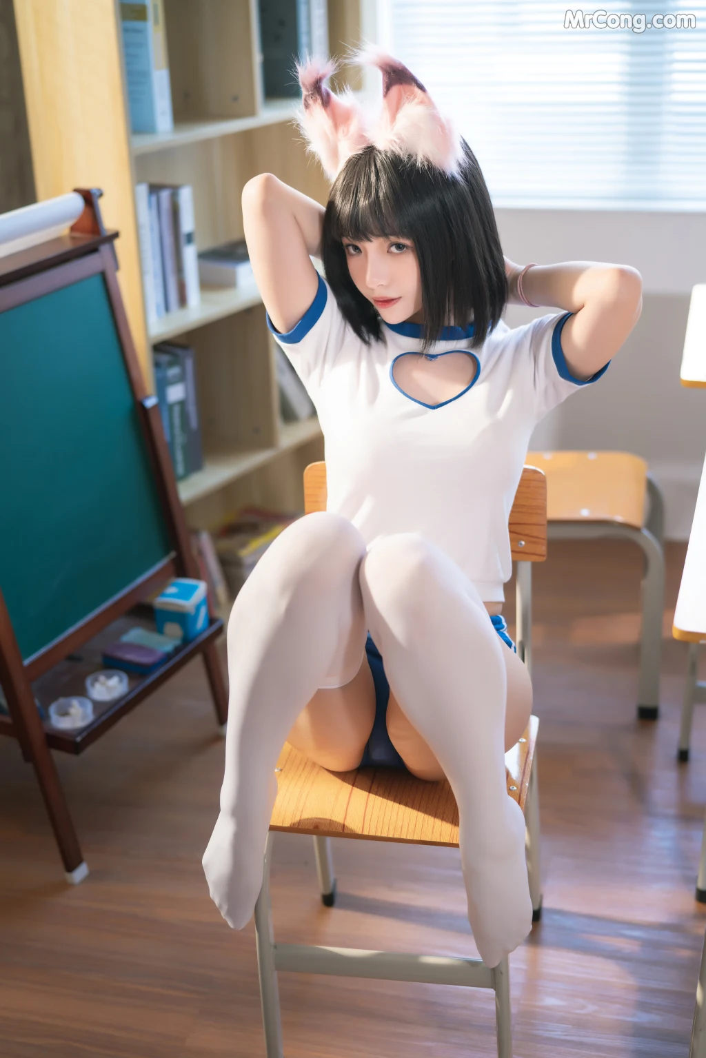 Coser@雯妹不讲道理 No.049: 运动服猫咪 (30 photos) – Page 3