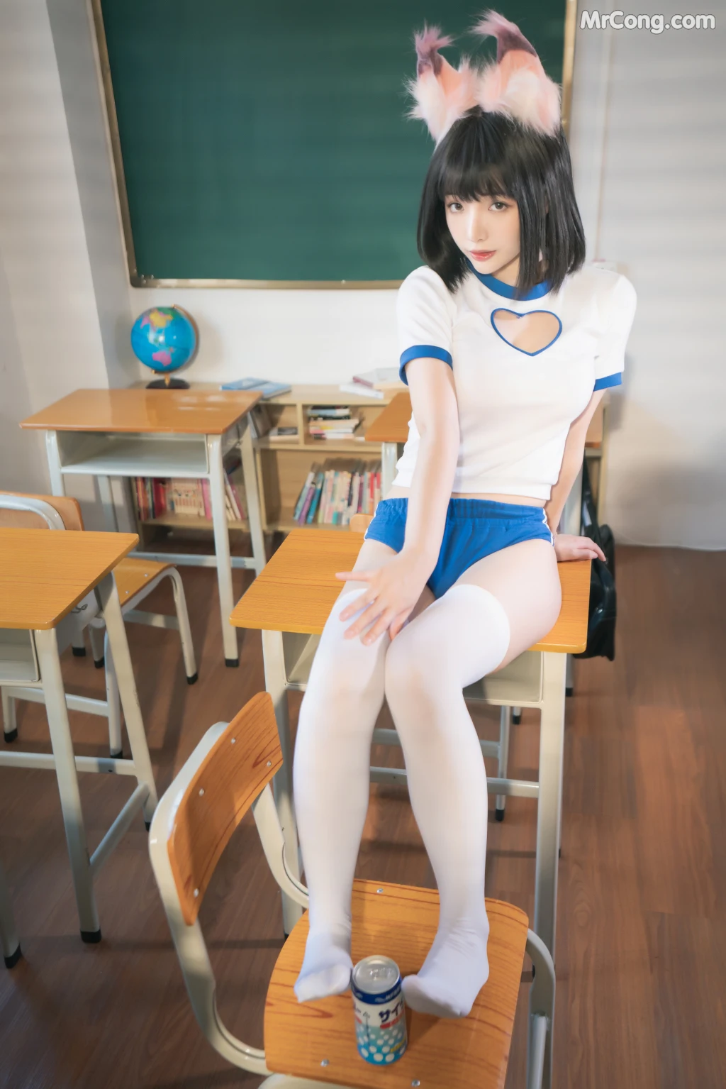 Coser@雯妹不讲道理 No.049: 运动服猫咪 (30 photos) – Page 3