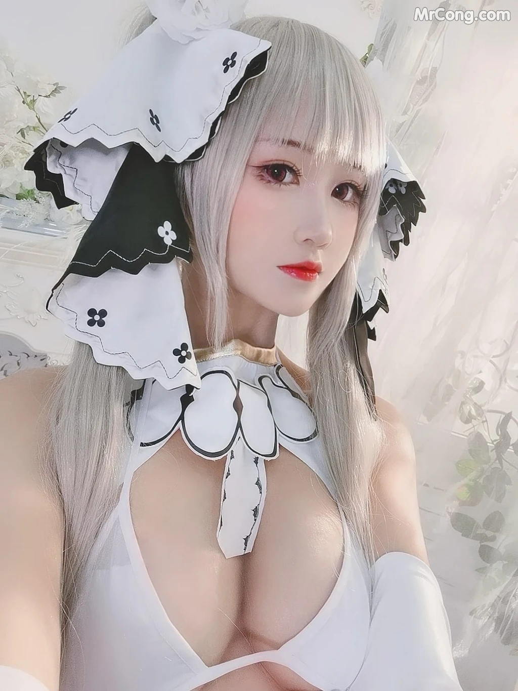 Coser@三度_69 Vol.076: 可畏白纱 (55 photos)