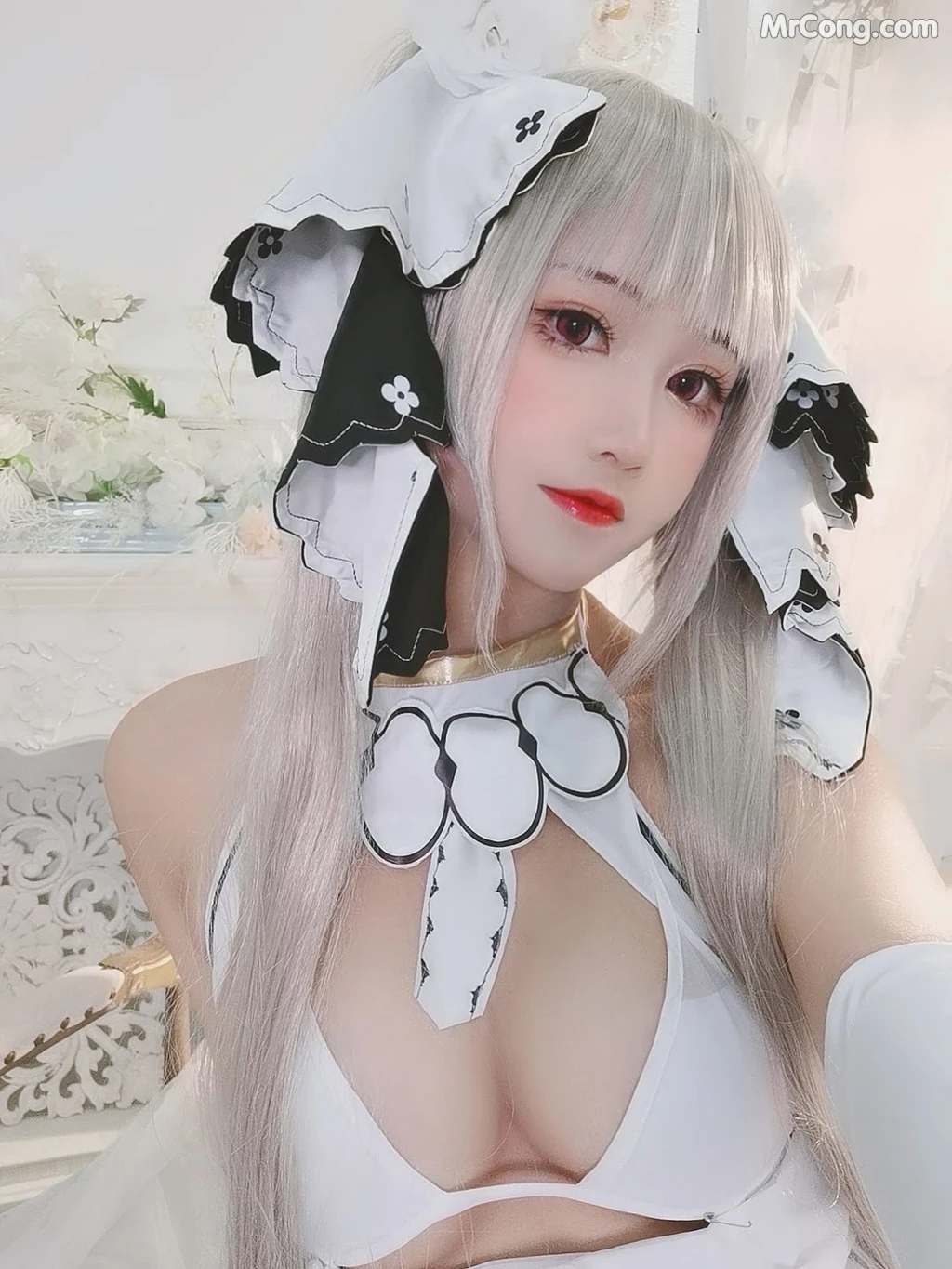 Coser@三度_69 Vol.076: 可畏白纱 (55 photos)