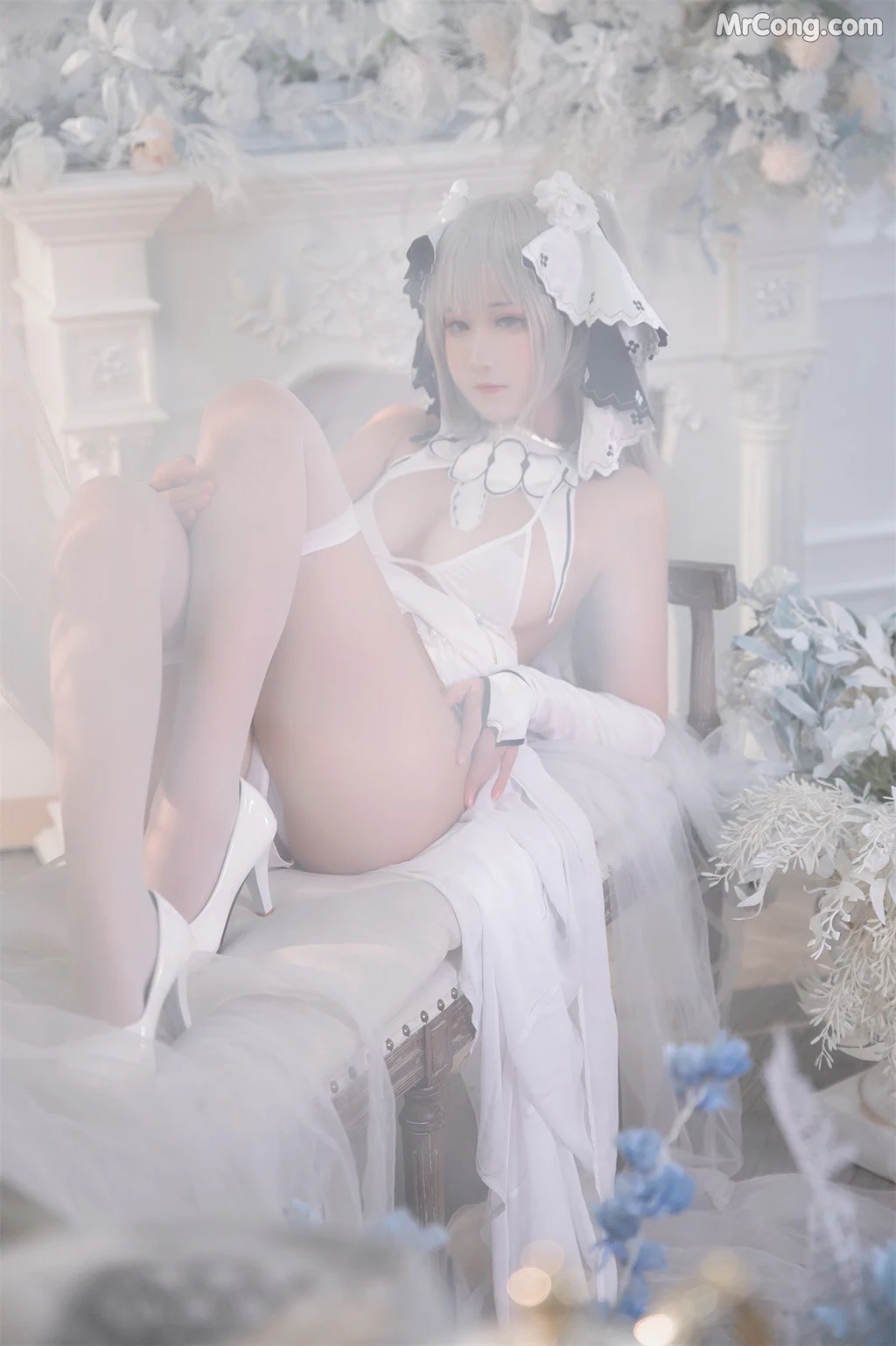 Coser@三度_69 Vol.076: 可畏白纱 (55 photos) – Page 4