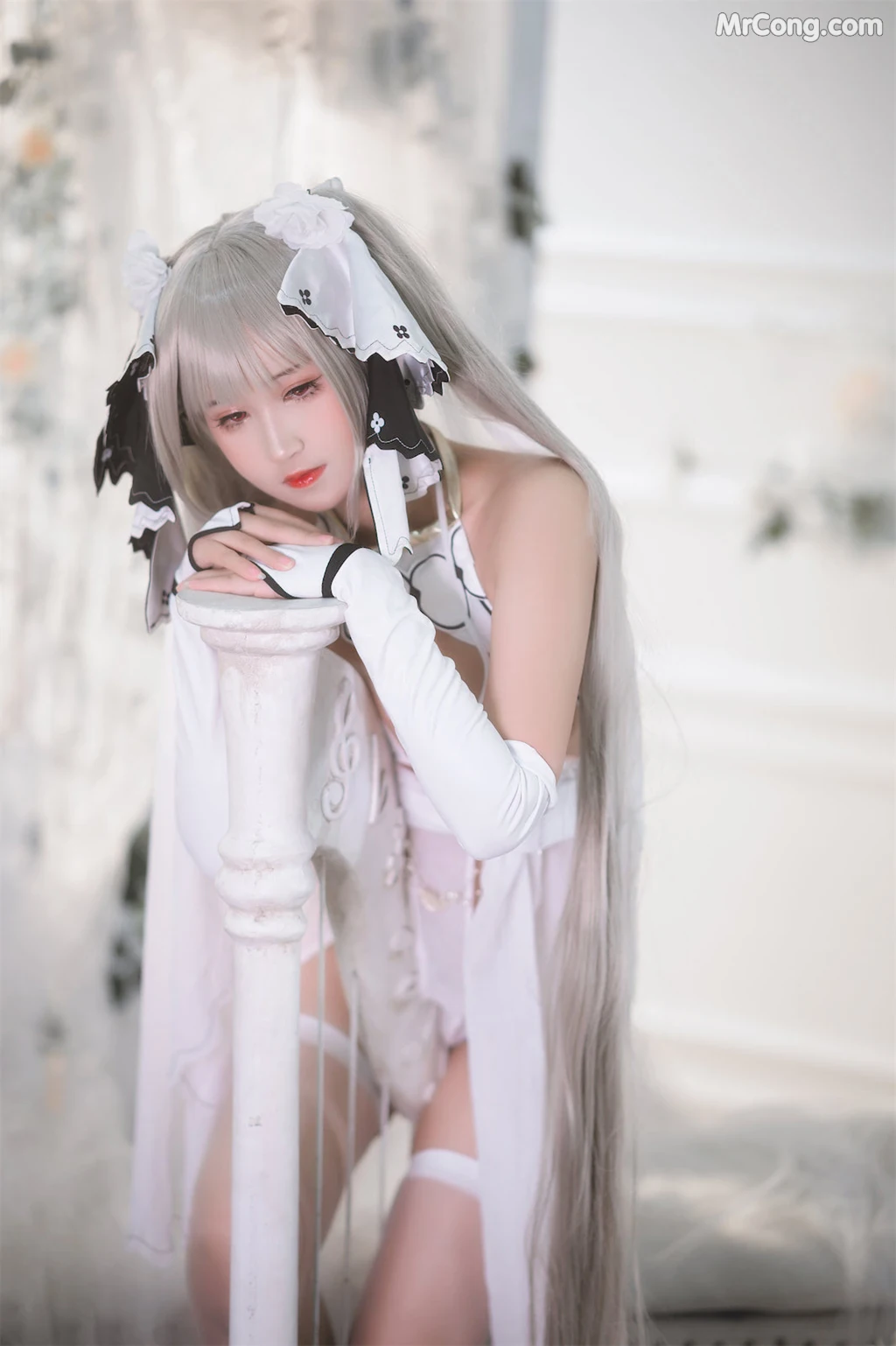 Coser@三度_69 Vol.076: 可畏白纱 (55 photos) – Page 4