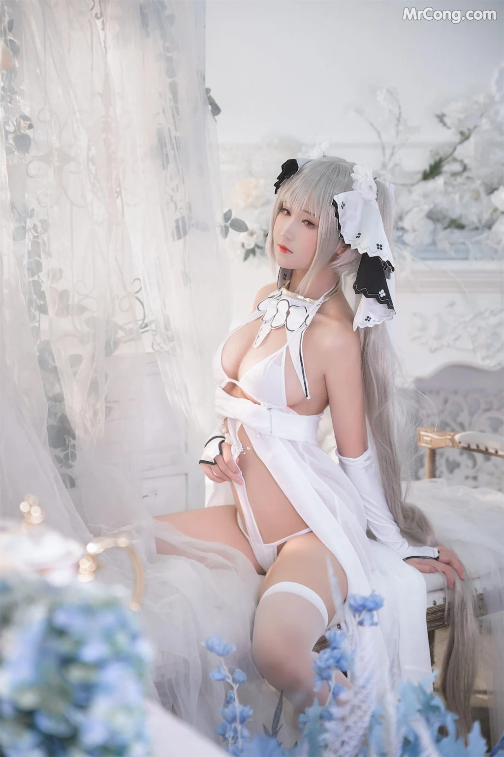 Coser@三度_69 Vol.076: 可畏白纱 (55 photos) – Page 4