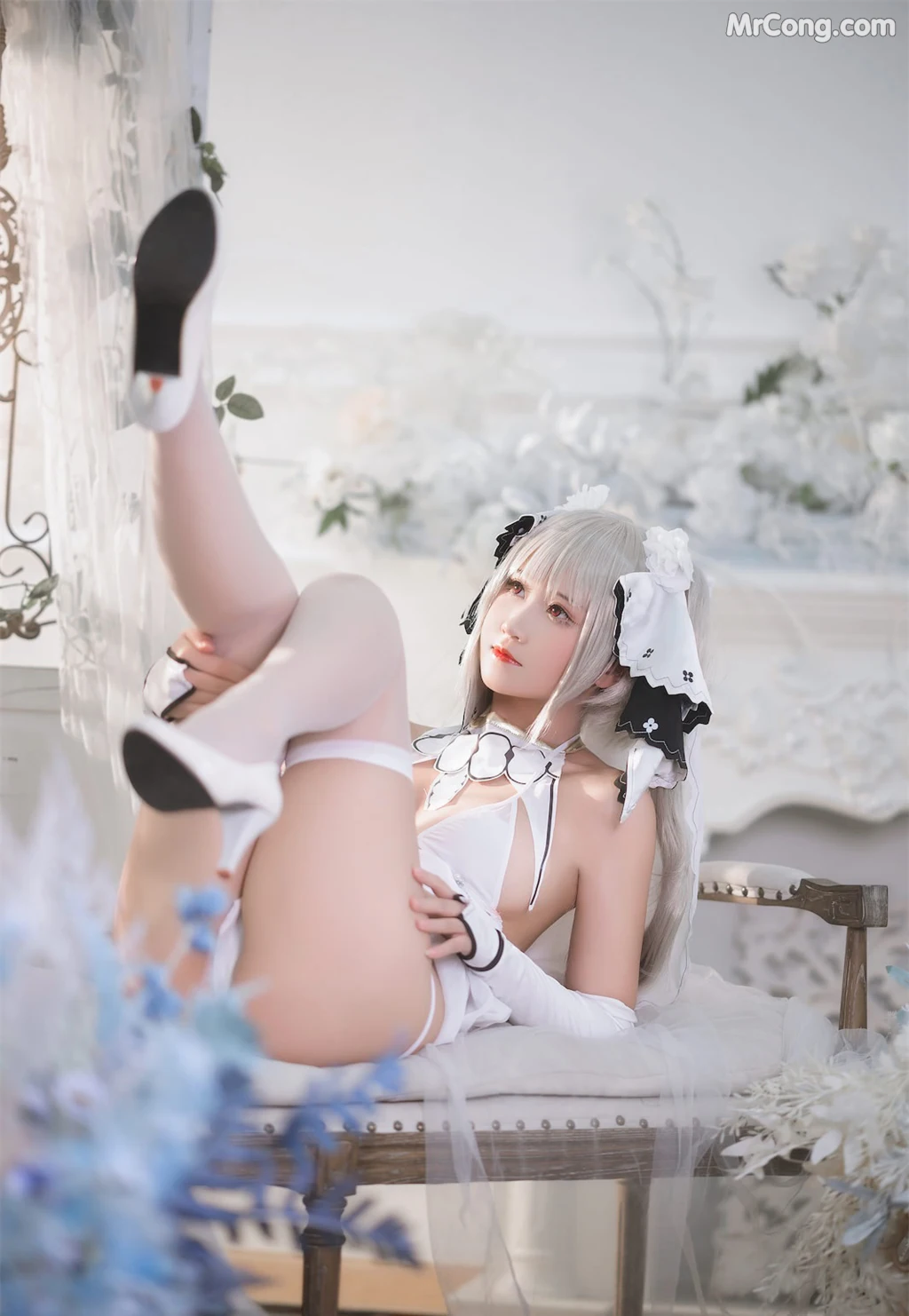 Coser@三度_69 Vol.076: 可畏白纱 (55 photos) – Page 4