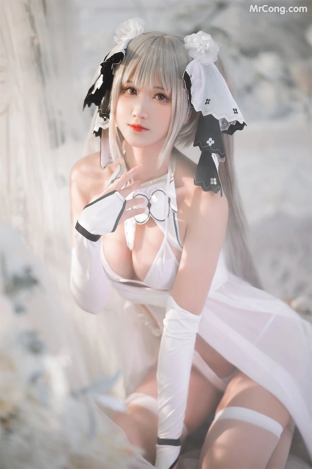 Coser@三度_69 Vol.076: 可畏白纱 (55 photos) – Page 5