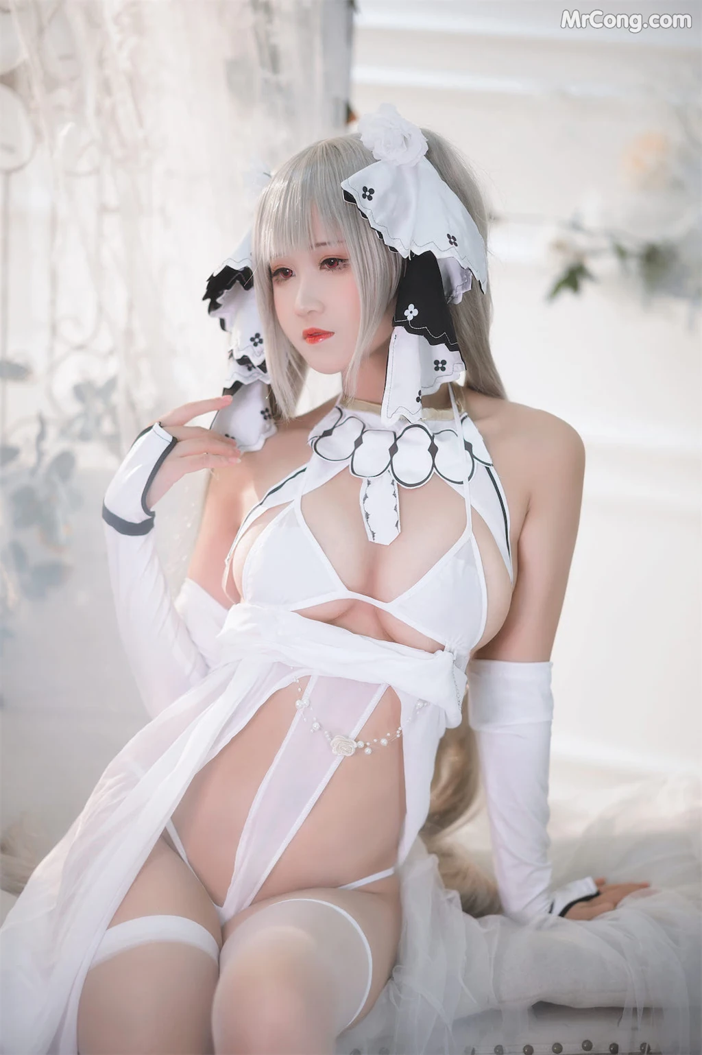 Coser@三度_69 Vol.076: 可畏白纱 (55 photos) – Page 5