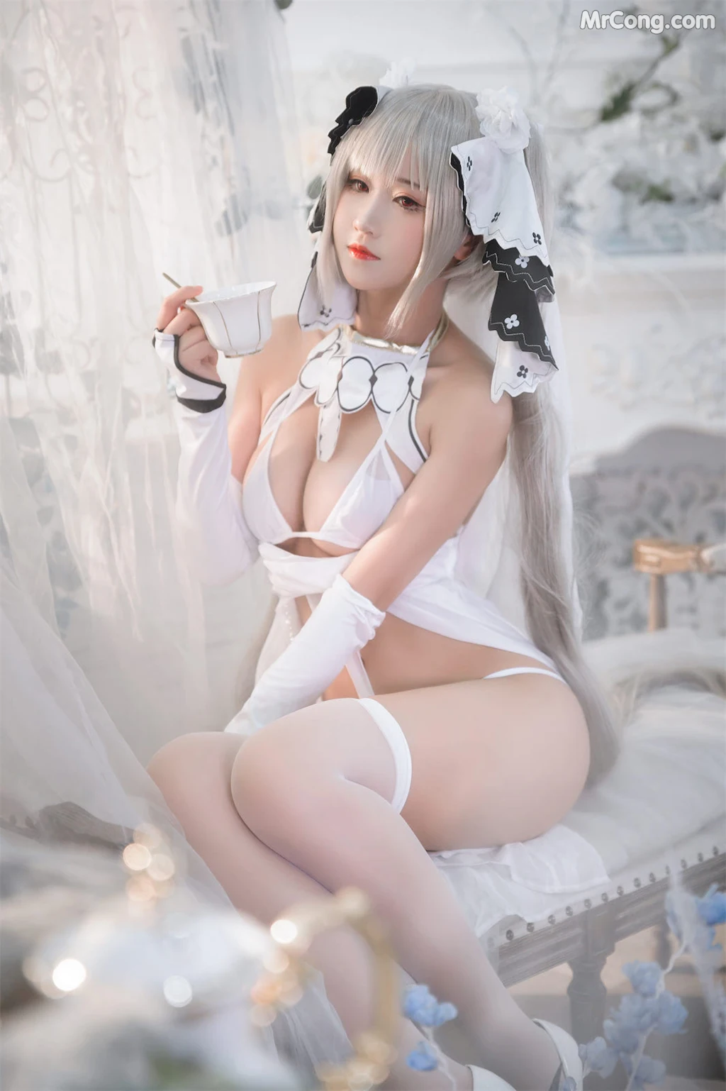 Coser@三度_69 Vol.076: 可畏白纱 (55 photos) – Page 5
