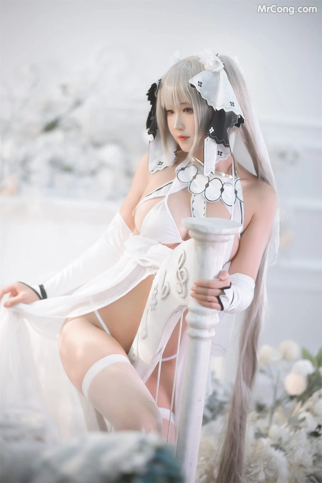 Coser@三度_69 Vol.076: 可畏白纱 (55 photos) – Page 5