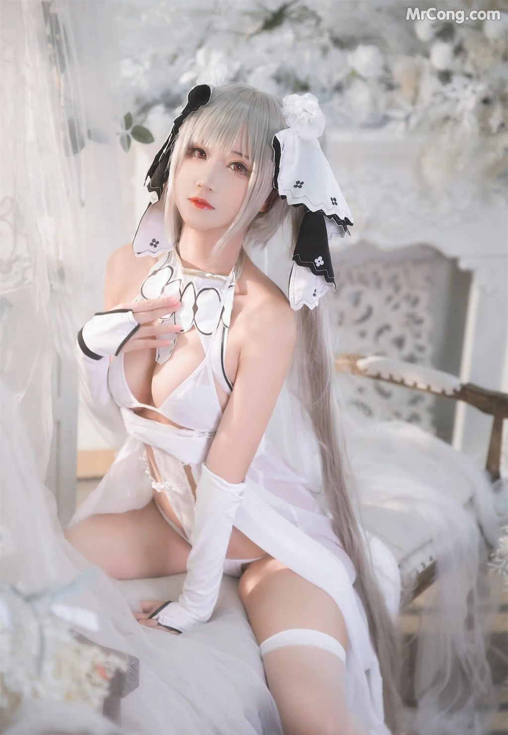 Coser@三度_69 Vol.076: 可畏白纱 (55 photos) – Page 6