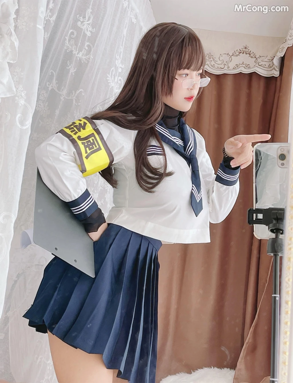 Coser@白烨 Vol.052: 风纪委员 (60 photos)
