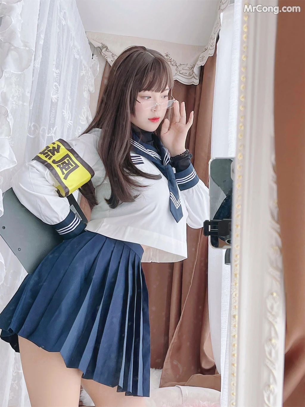 Coser@白烨 Vol.052: 风纪委员 (60 photos)