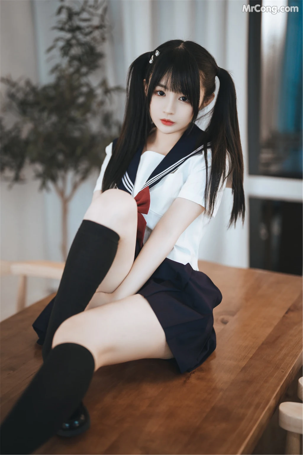 Coser@桜井宁宁 Vol.062: 双马尾JK (70 photos) – Page 5