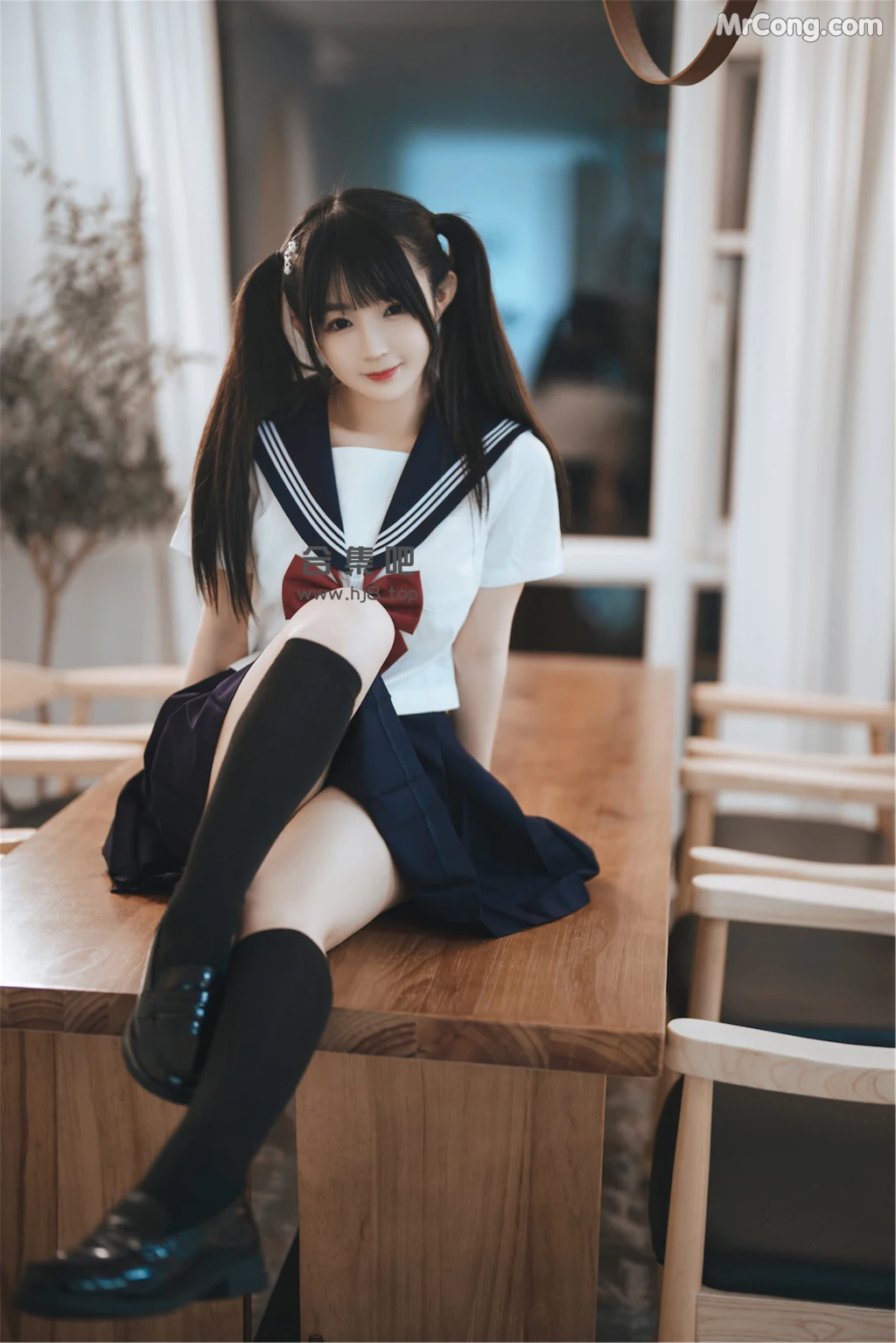 Coser@桜井宁宁 Vol.062: 双马尾JK (70 photos) – Page 5