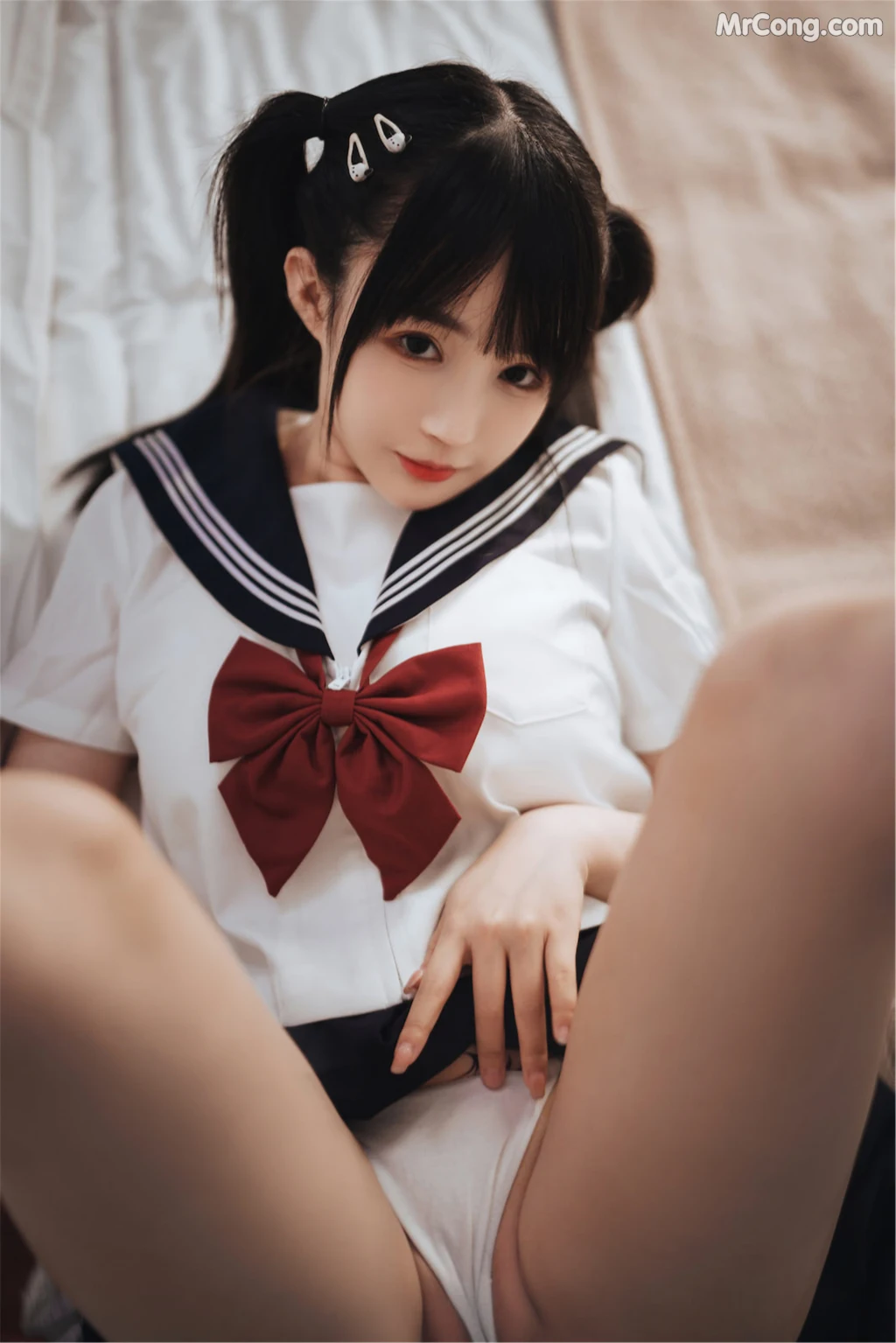 Coser@桜井宁宁 Vol.062: 双马尾JK (70 photos) – Page 7