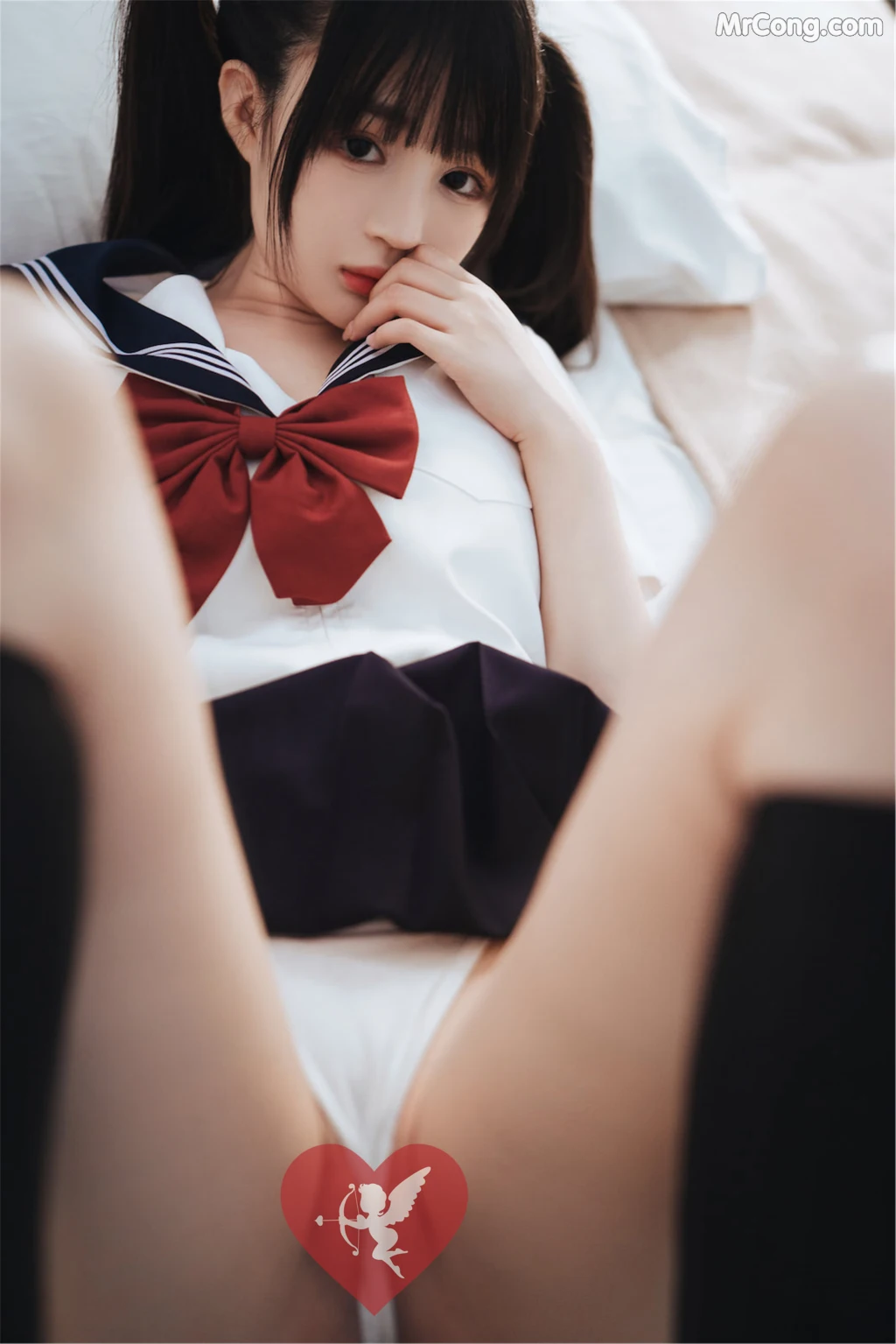 Coser@桜井宁宁 Vol.062: 双马尾JK (70 photos) – Page 7