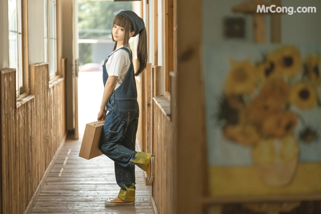 Coser@蠢沫沫 (chunmomo): 小画家 (Small Painter) (110 photos) – Page 2