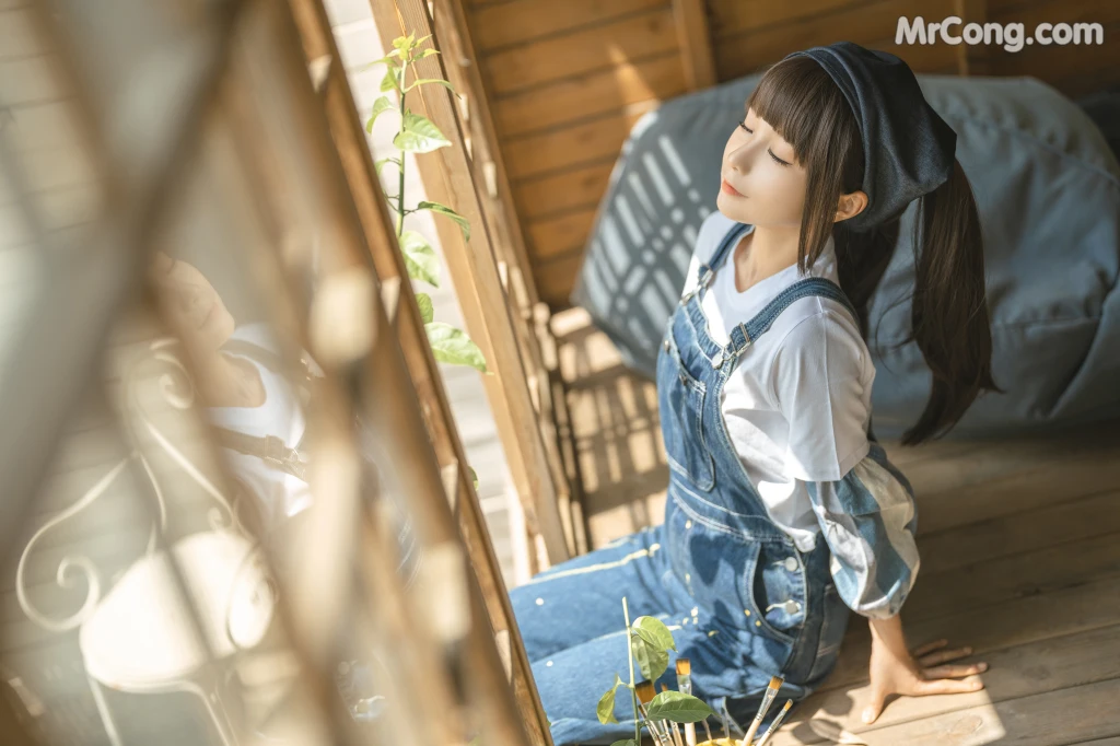 Coser@蠢沫沫 (chunmomo): 小画家 (Small Painter) (110 photos) – Page 3