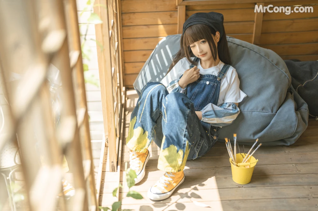 Coser@蠢沫沫 (chunmomo): 小画家 (Small Painter) (110 photos) – Page 3