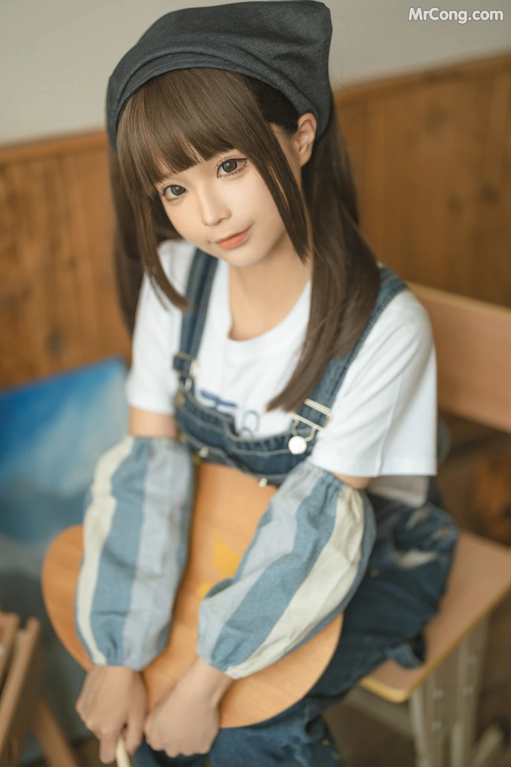 Coser@蠢沫沫 (chunmomo): 小画家 (Small Painter) (110 photos) – Page 4