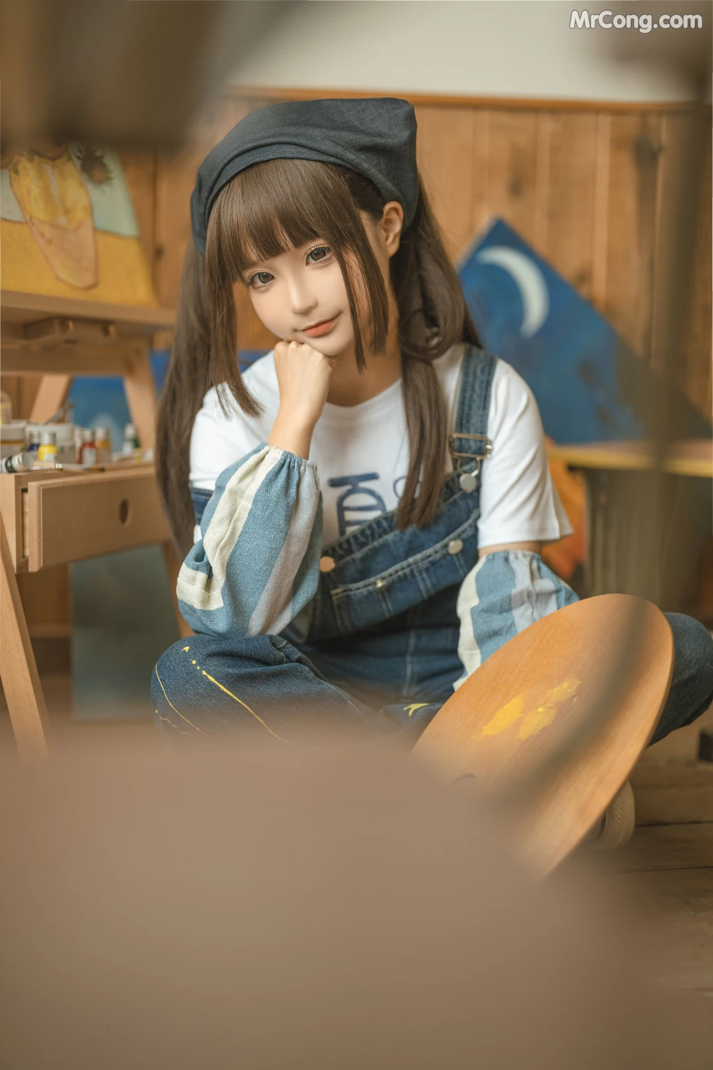 Coser@蠢沫沫 (chunmomo): 小画家 (Small Painter) (110 photos) – Page 5