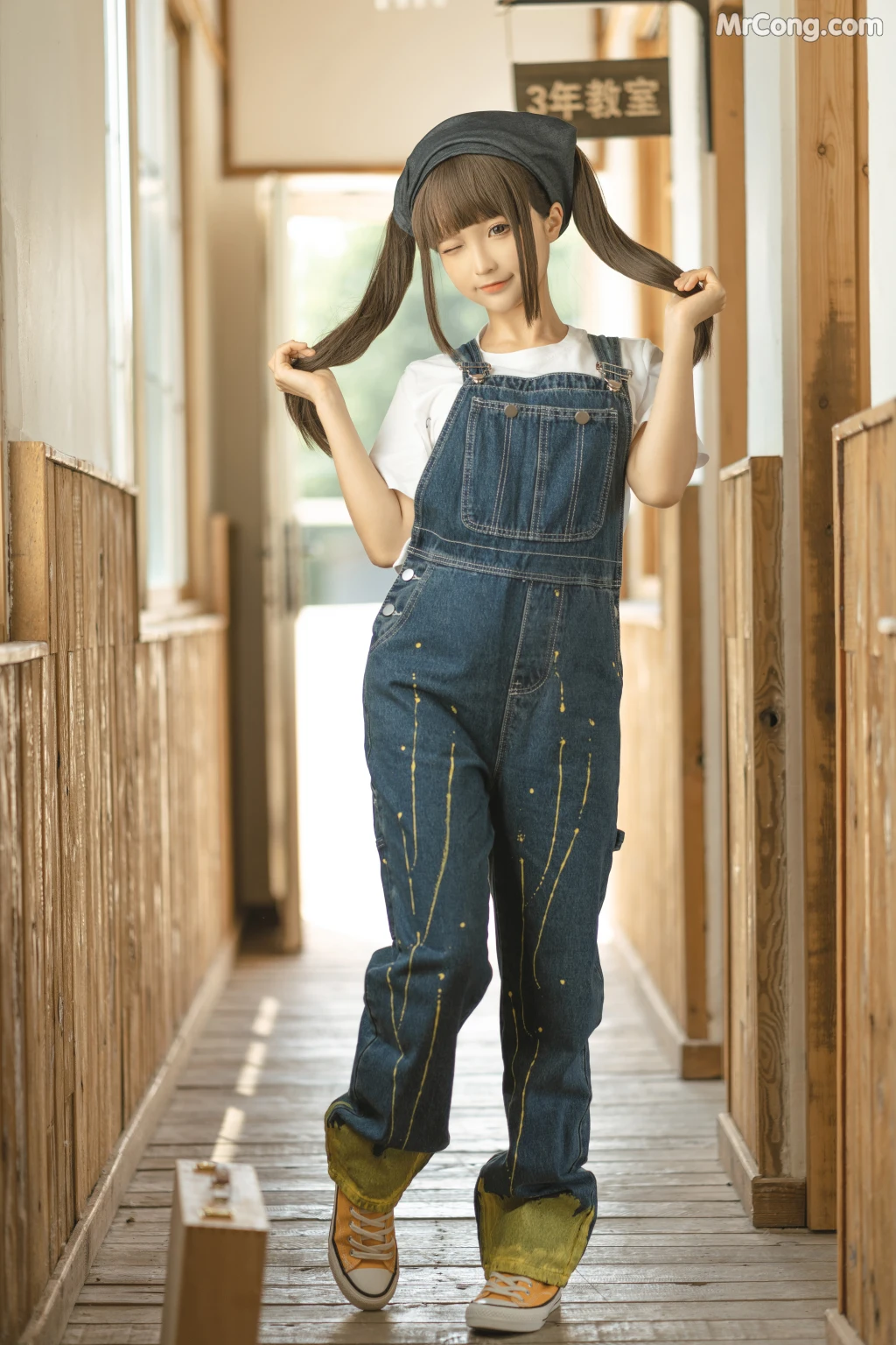 Coser@蠢沫沫 (chunmomo): 小画家 (Small Painter) (110 photos) – Page 6
