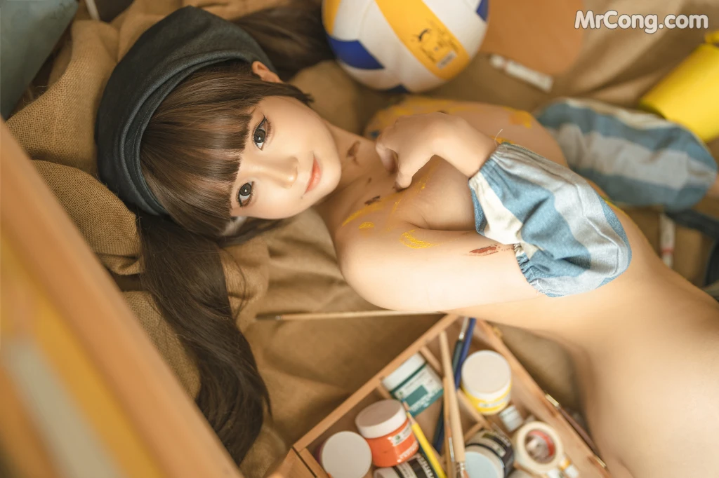 Coser@蠢沫沫 (chunmomo): 小画家 (Small Painter) (110 photos) – Page 10