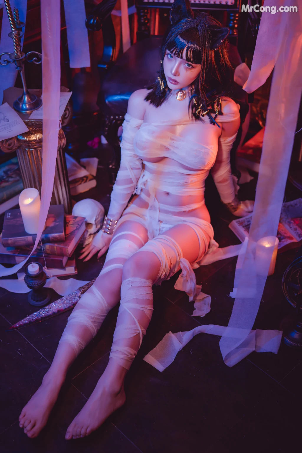 Coser@雯妹不讲道理 No.064: 木乃伊 (36 photos)