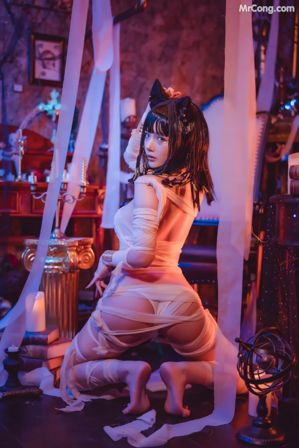 Coser@雯妹不讲道理 No.064: 木乃伊 (36 photos)