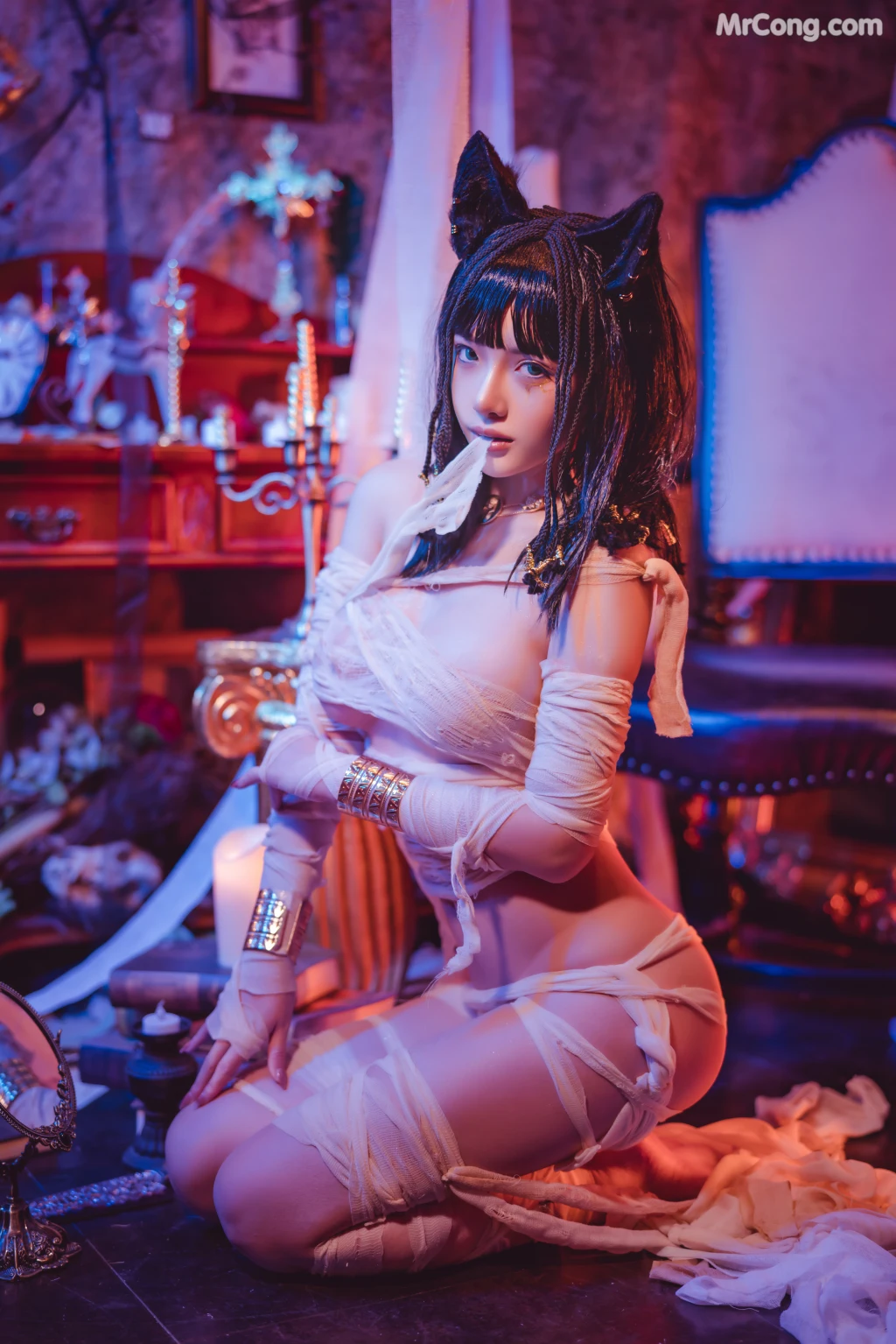 Coser@雯妹不讲道理 No.064: 木乃伊 (36 photos)