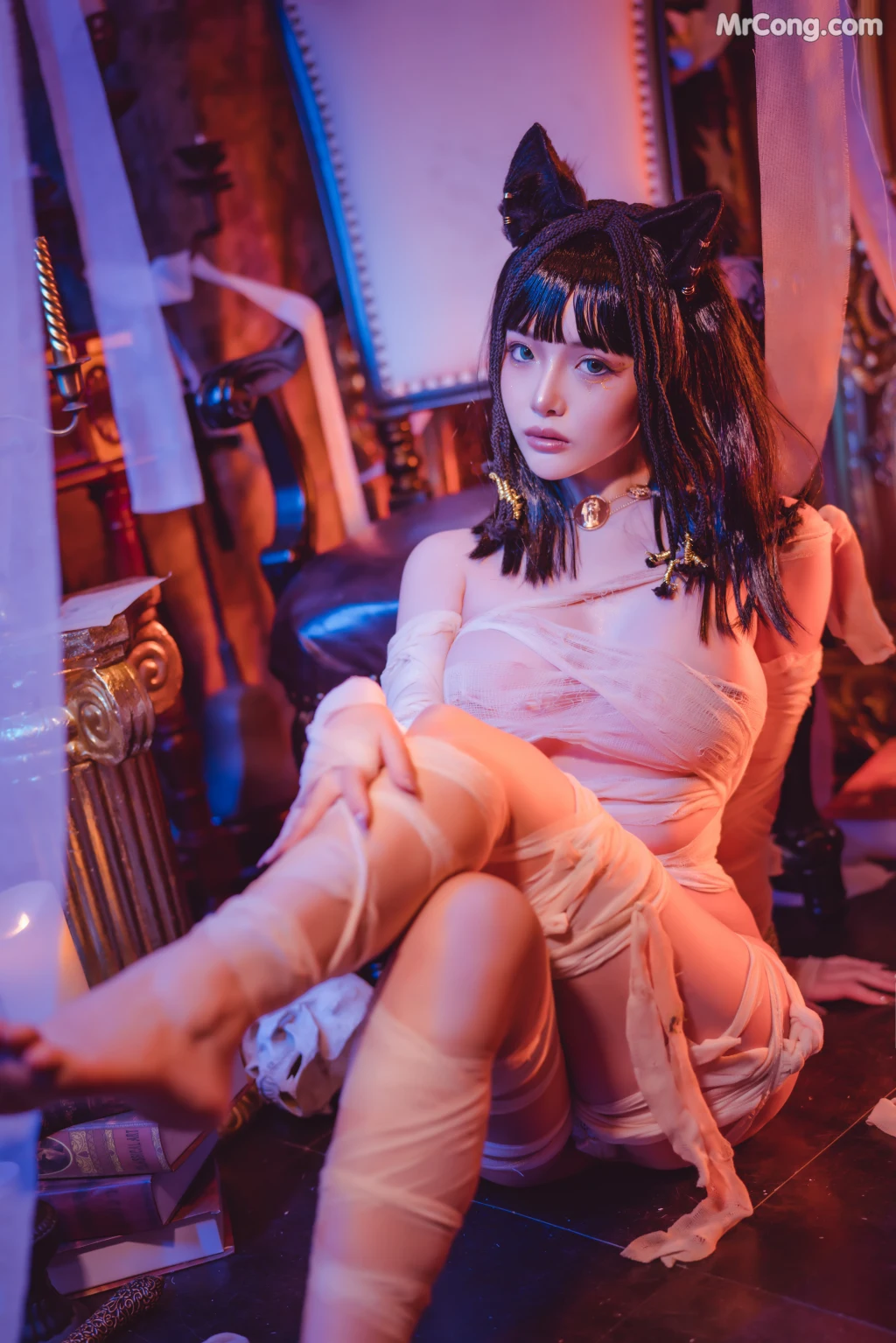 Coser@雯妹不讲道理 No.064: 木乃伊 (36 photos)