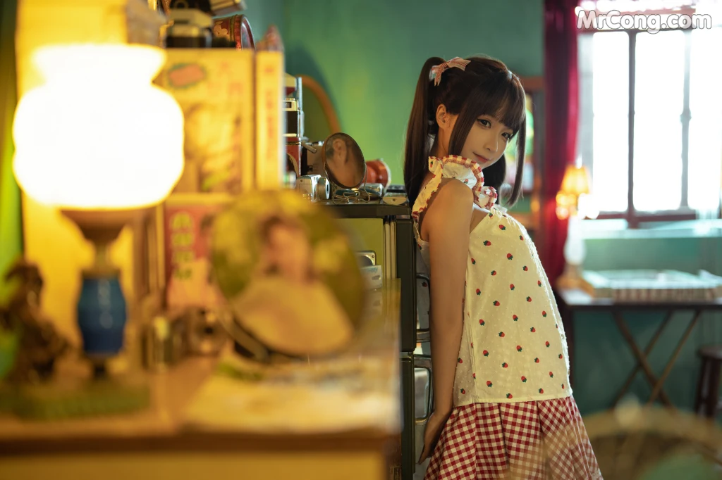 Coser@蠢沫沫 (chunmomo): 红格子 (Red Box) (118 photos)