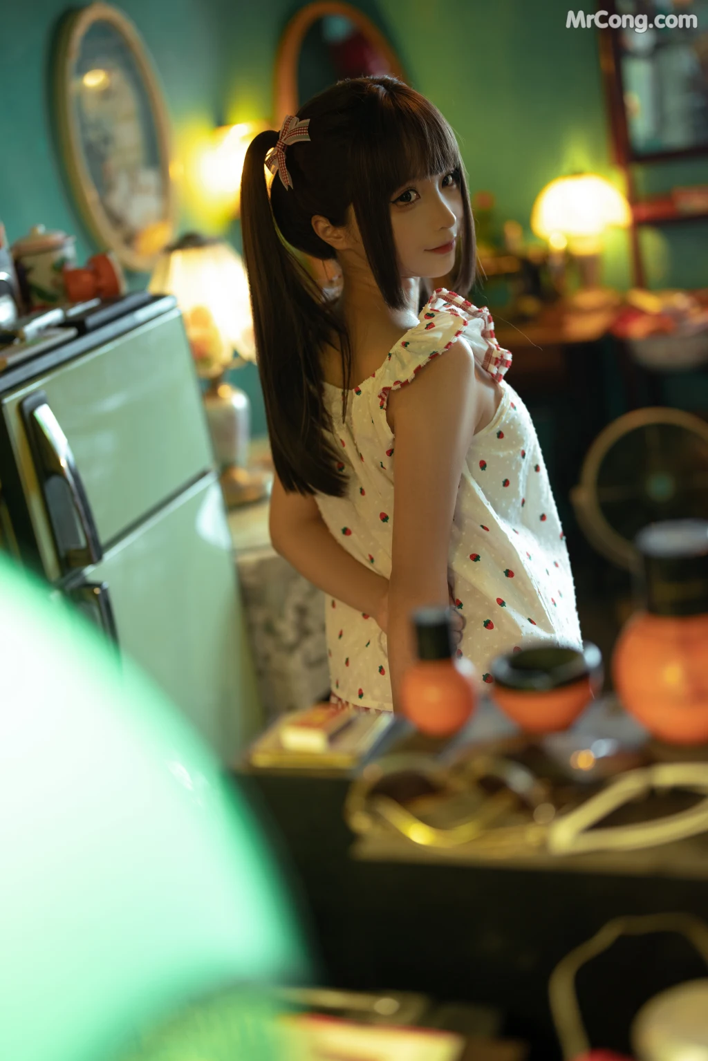 Coser@蠢沫沫 (chunmomo): 红格子 (Red Box) (118 photos)