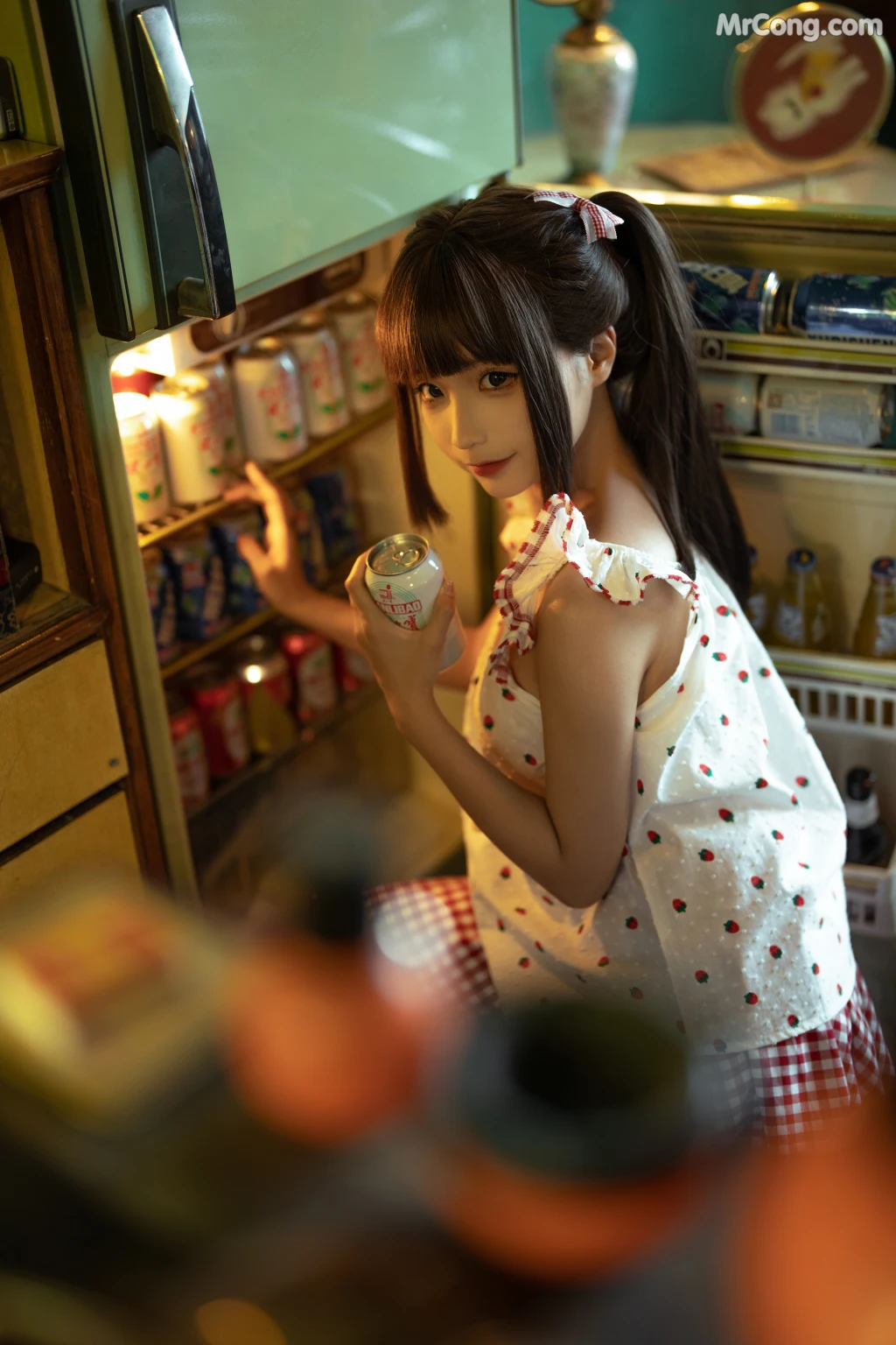 Coser@蠢沫沫 (chunmomo): 红格子 (Red Box) (118 photos)