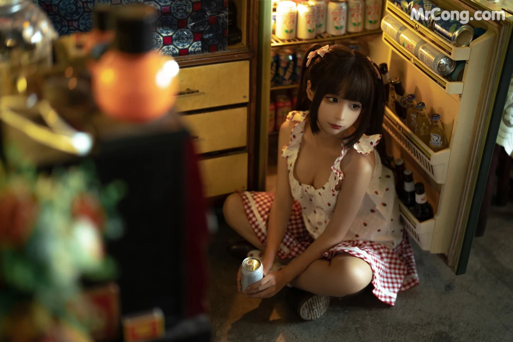Coser@蠢沫沫 (chunmomo): 红格子 (Red Box) (118 photos)