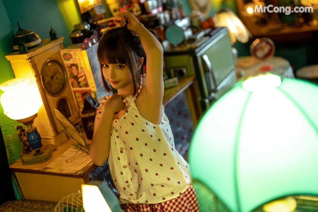 Coser@蠢沫沫 (chunmomo): 红格子 (Red Box) (118 photos) – Page 3