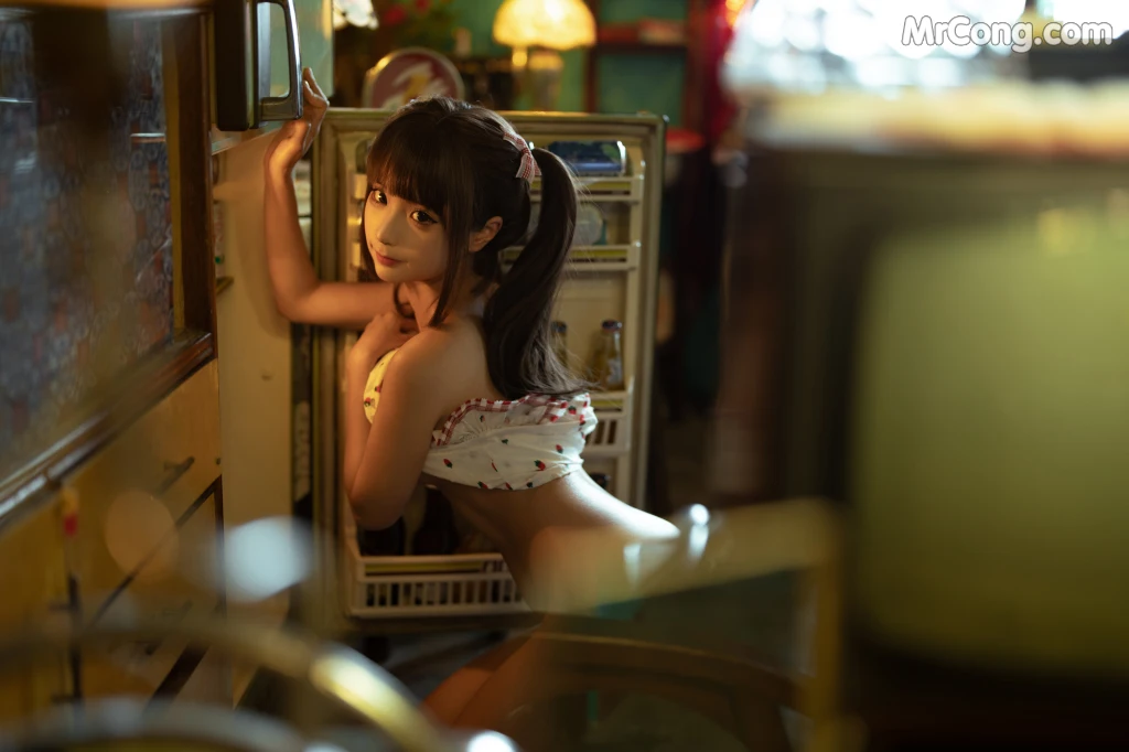 Coser@蠢沫沫 (chunmomo): 红格子 (Red Box) (118 photos) – Page 5