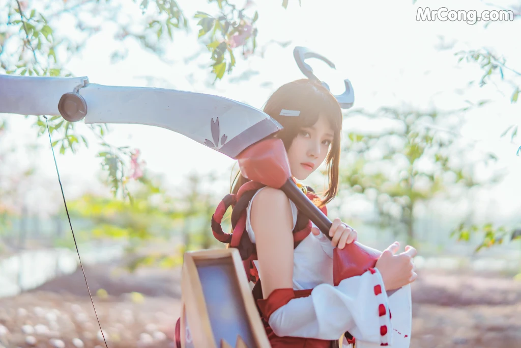 Coser@桜桃喵 Vol.134: 花见巫女 (32 photos) – Page 3