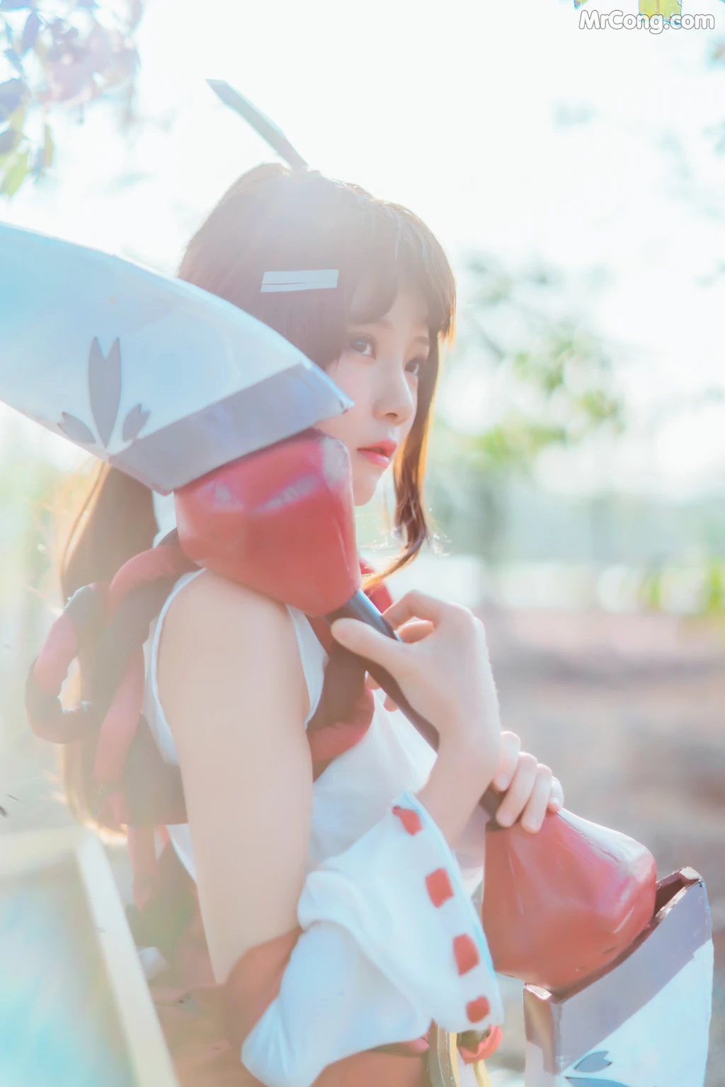 Coser@桜桃喵 Vol.134: 花见巫女 (32 photos) – Page 3